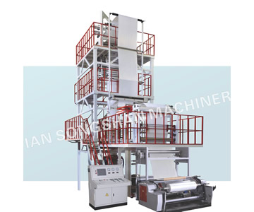 ADVANCED 3 LAYER CO-EXTRUSION FILM BLOWING MACHINE